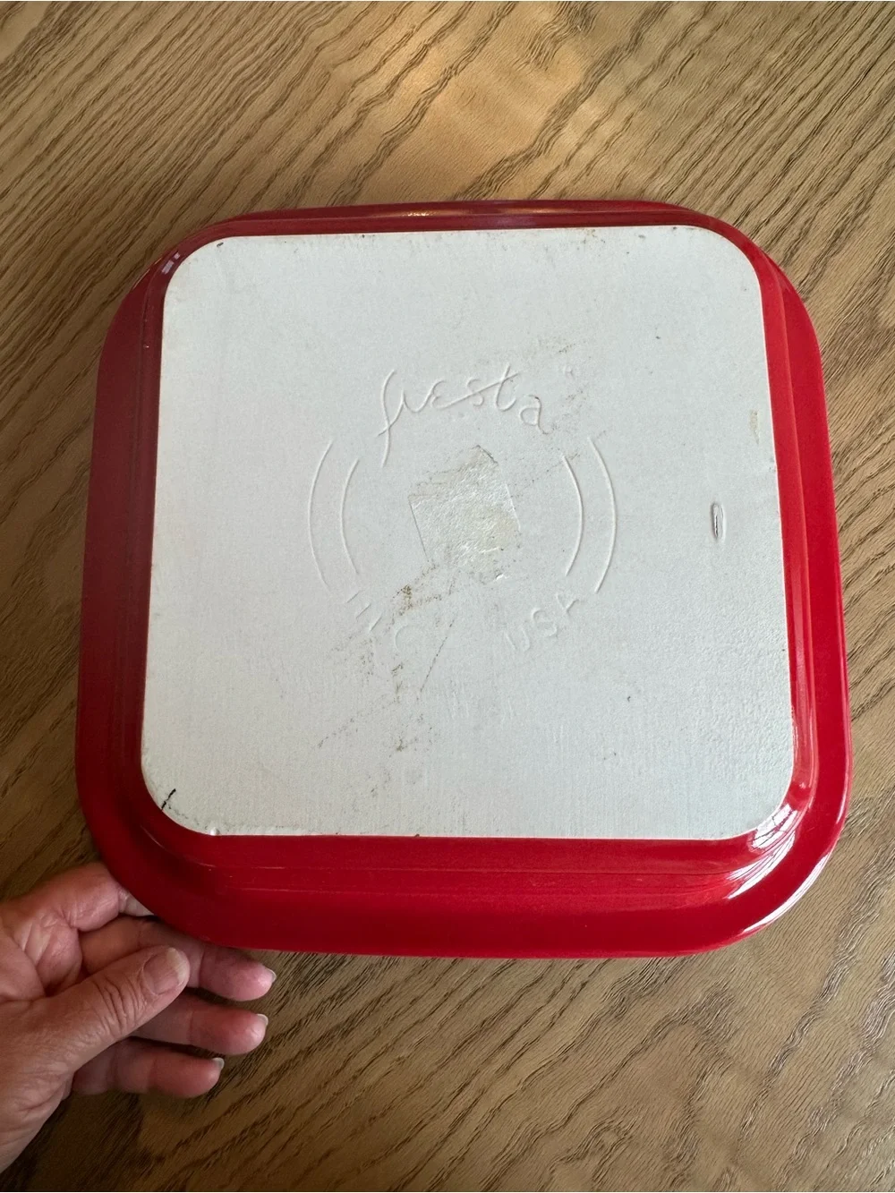 Fiesta Scarlet Red 9 x 9 Classic Square Baking Dish